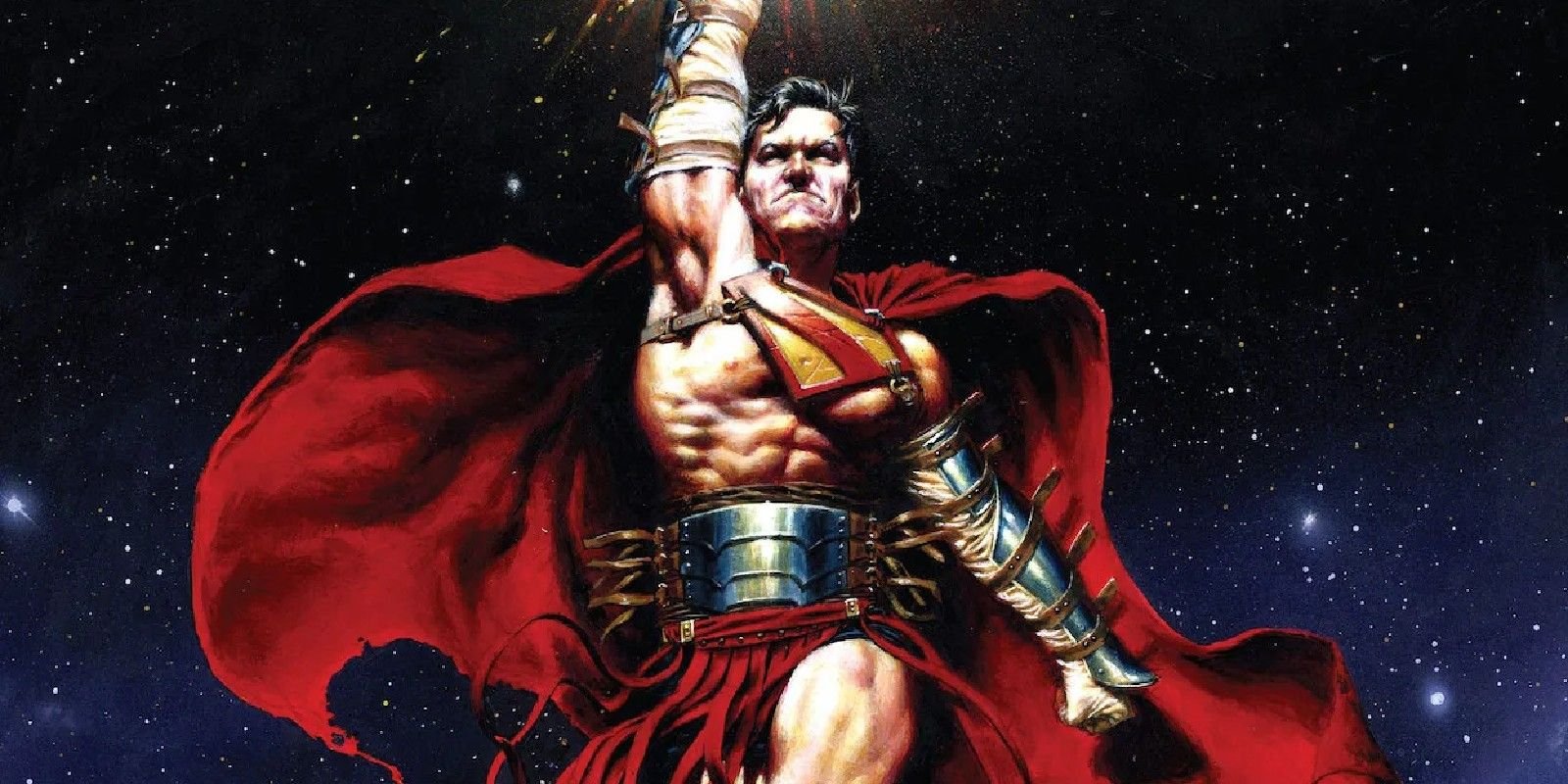 10 Best New 52 Comics That DC Fans Should Still Read Today 2 Superman Flying in Space in a Gladiator Suit