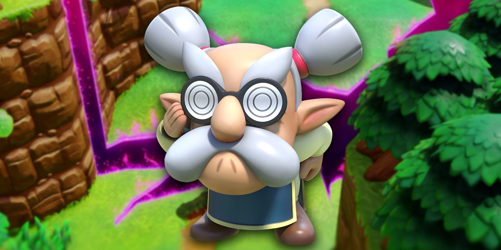 One Item Is Unexpectedly Powerful In Zelda: Echoes Of Wisdom 3 Zelda Echoes of Wisdom NPC Lueberry in front of a rift.
