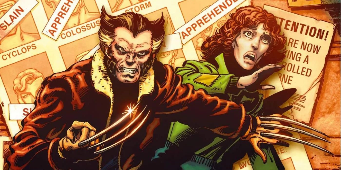 10 Best "Old Man" Future Superhero Comics of All Time, Ranked 4 The cover of X-Men: Days of Future past featuring Wolverine defending a woman