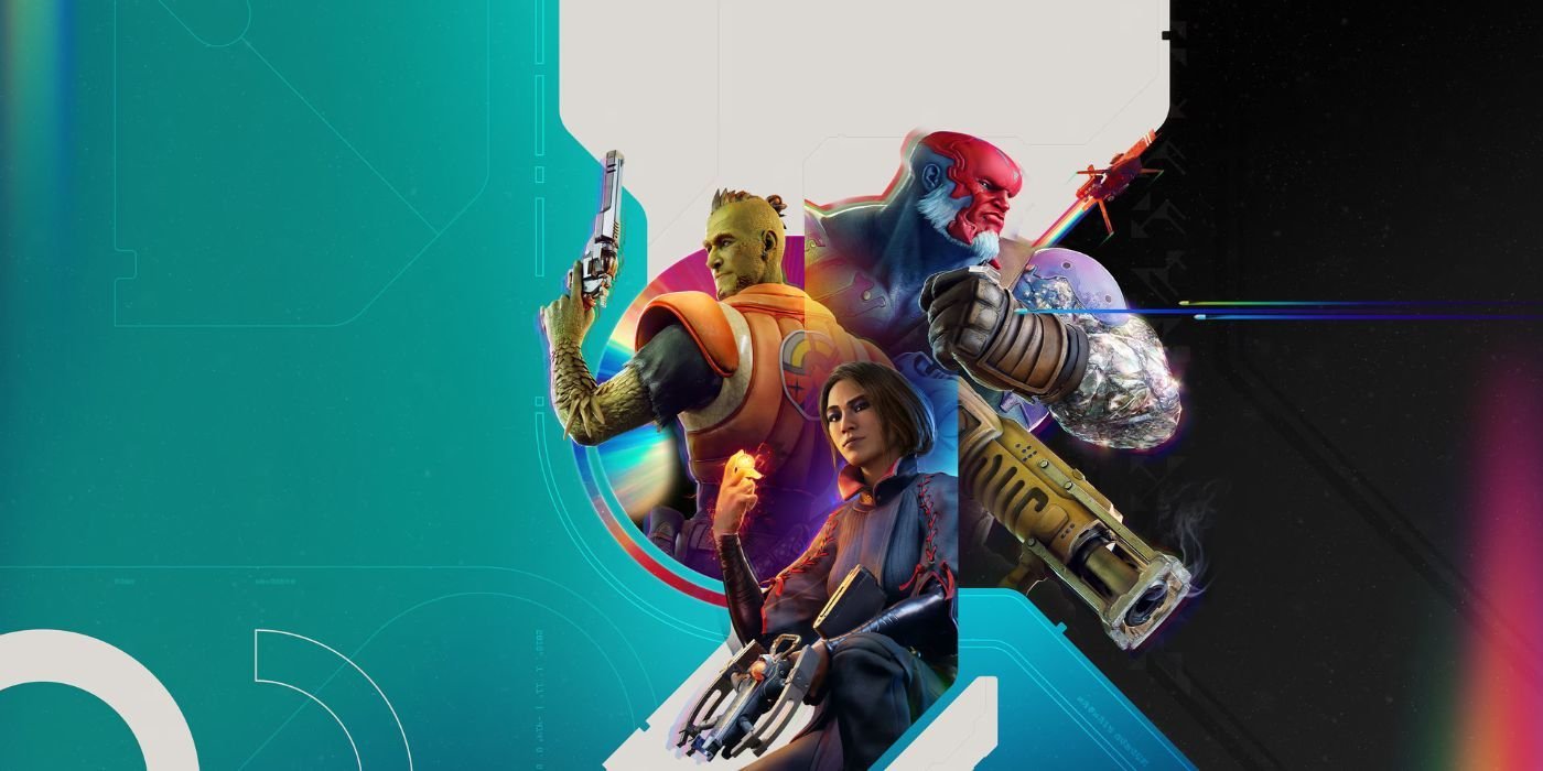 The central characters of Concord pose for the game's poster