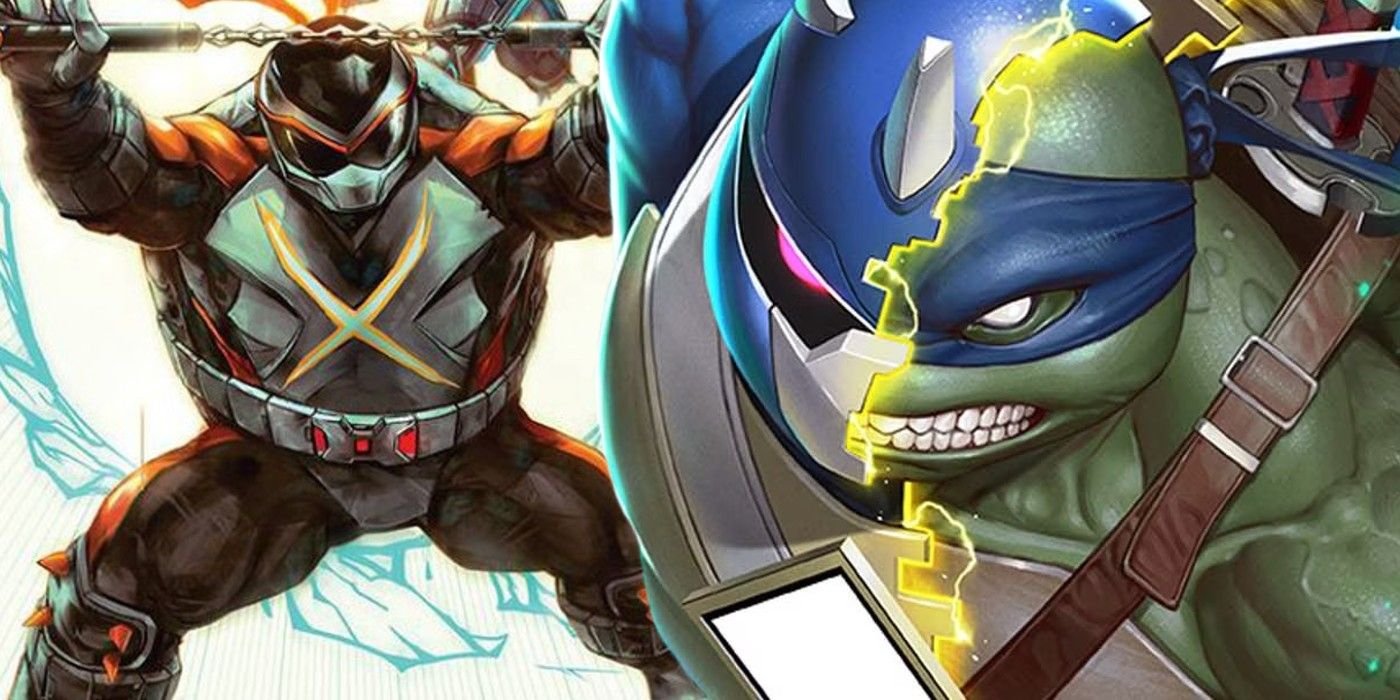TMNT Get New Costumes and Weapons Thanks to Official He-Man Crossover 4 tmnt power rangers ranger x