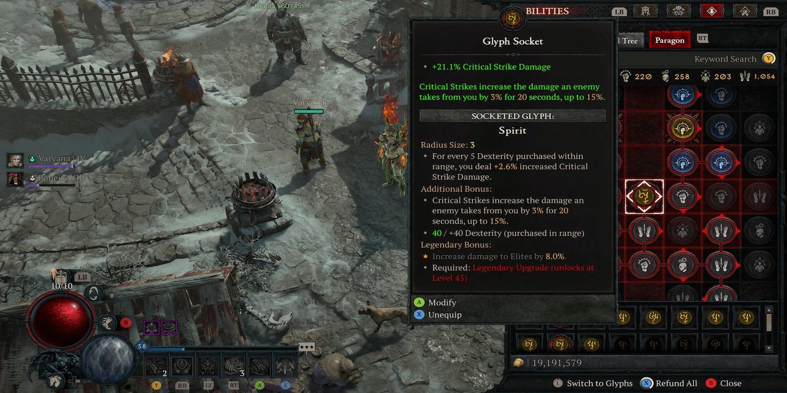 Spiritborn First Paragon Board Diablo 4
