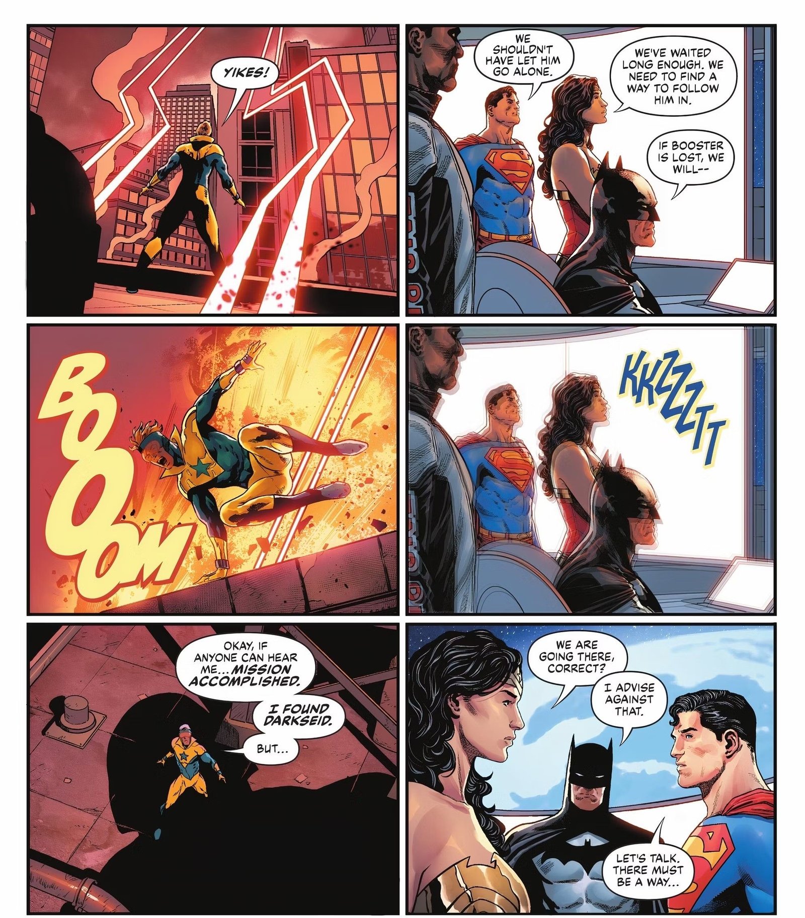 dc's trinity and booster gold
