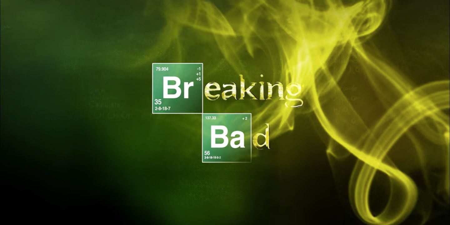 Breaking Bad title screen.