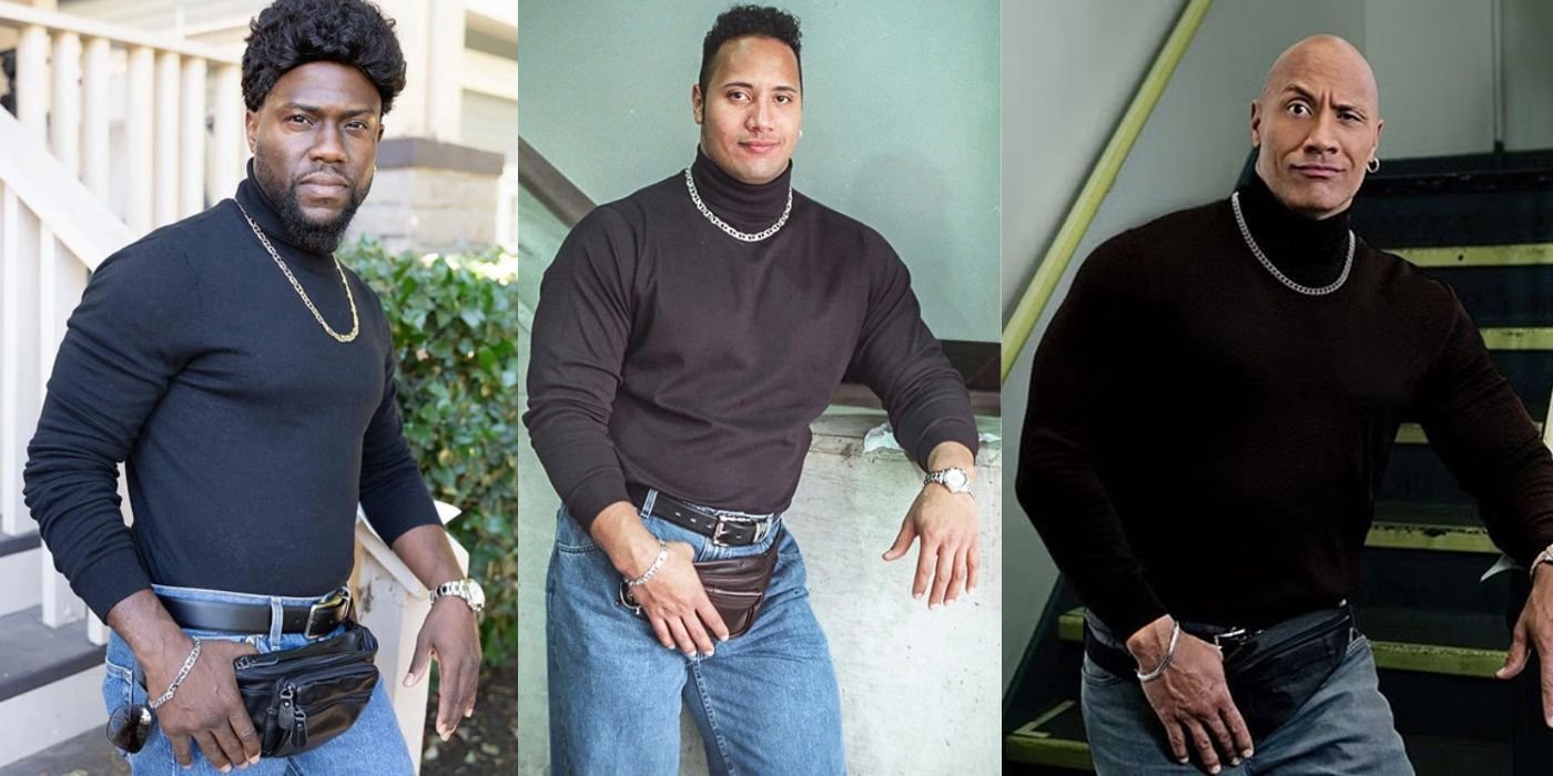 The Rock fanny pack meme.