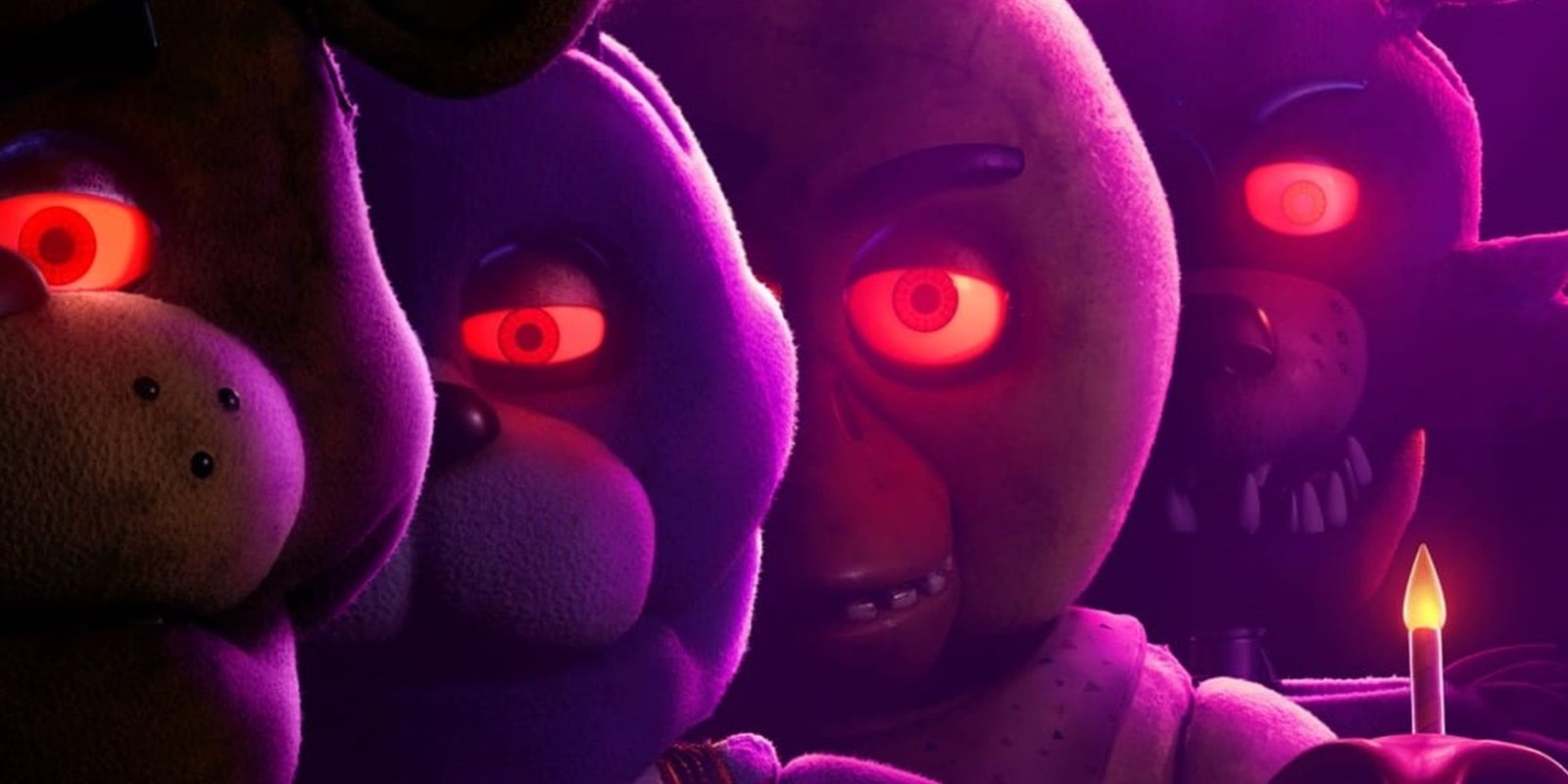 Every Song & When It Plays 5 The animatronics with glowing eyes in the Five Nights at Freddy's movie