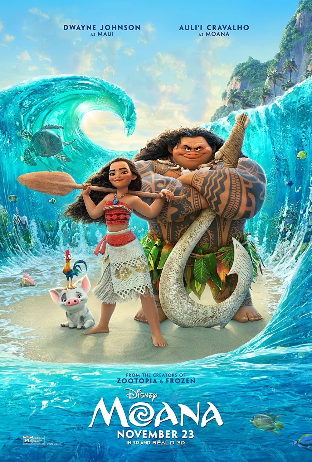 Official List Of Every Single Disney Villain, Ranked 14 Moana Movie Poster