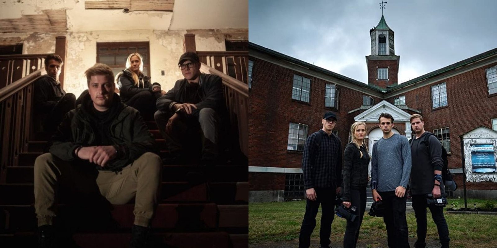35 Best Ghost Adventures Episodes Ranked 16 Split image showing Indiana State Sanatorium and Rolling Hills Asylum in Destination Fear