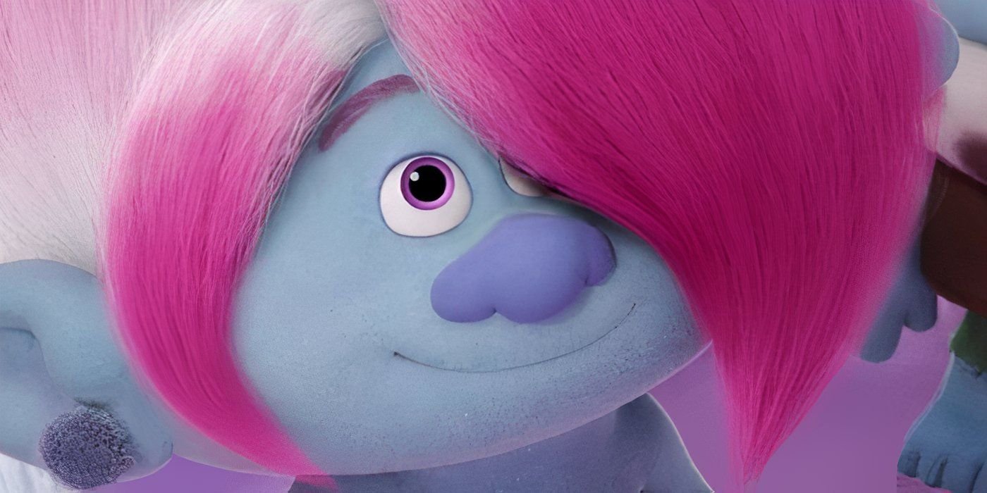 Floyd smiling in Trolls Band Together.