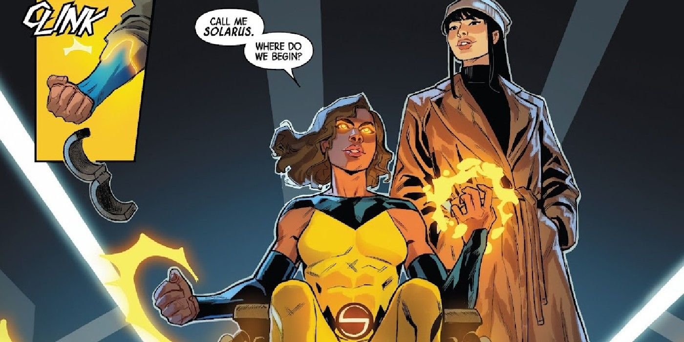 mallory gibbs receives the full powers of the sentry 3