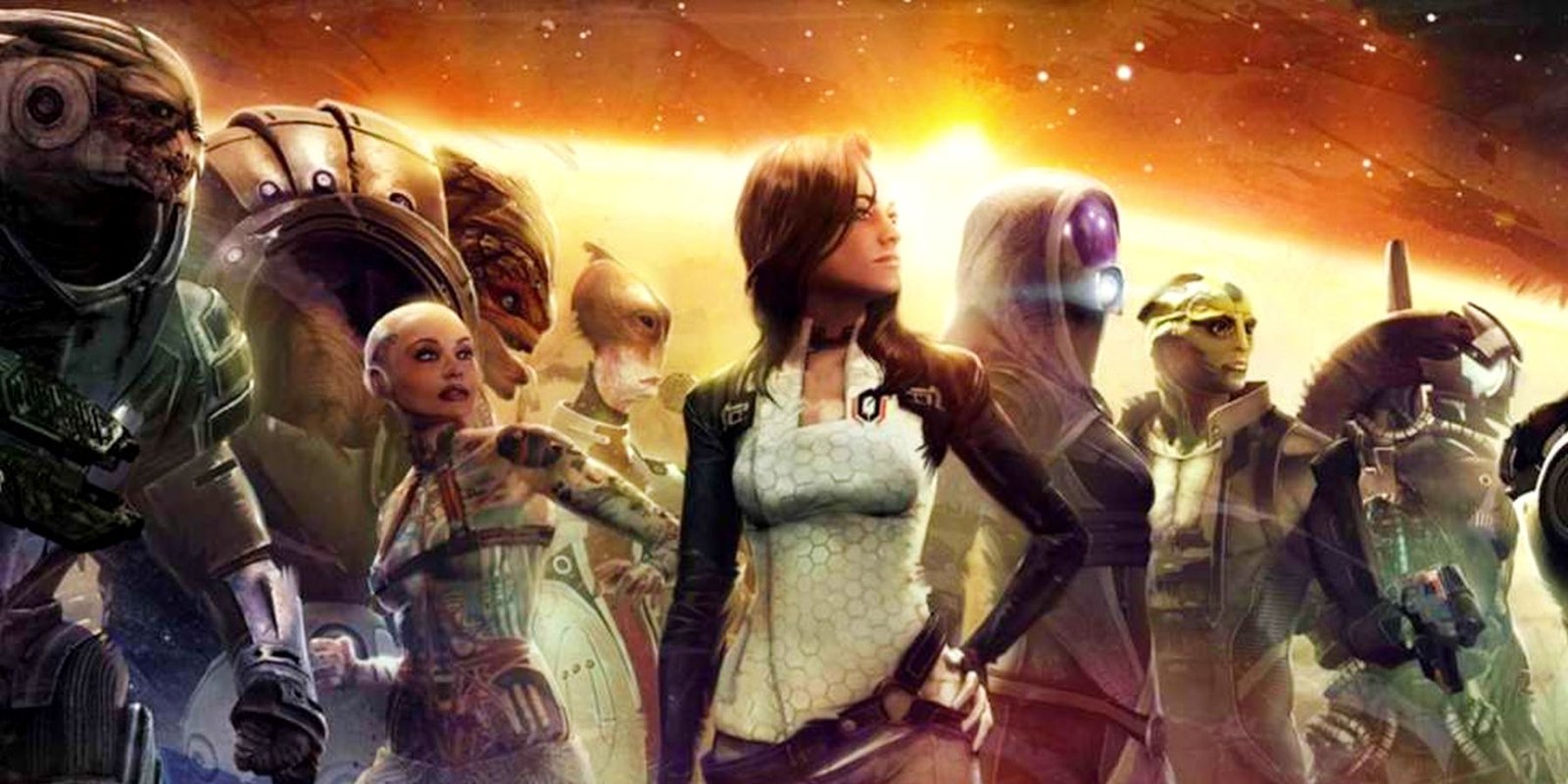 I Can't Believe More People Aren't Talking About This Miranda Plothole In Mass Effect 3 Garrus, Grunt, Jack, Mordin, Miranda, Tali, Thane, and Legion from Mass Effect 2.