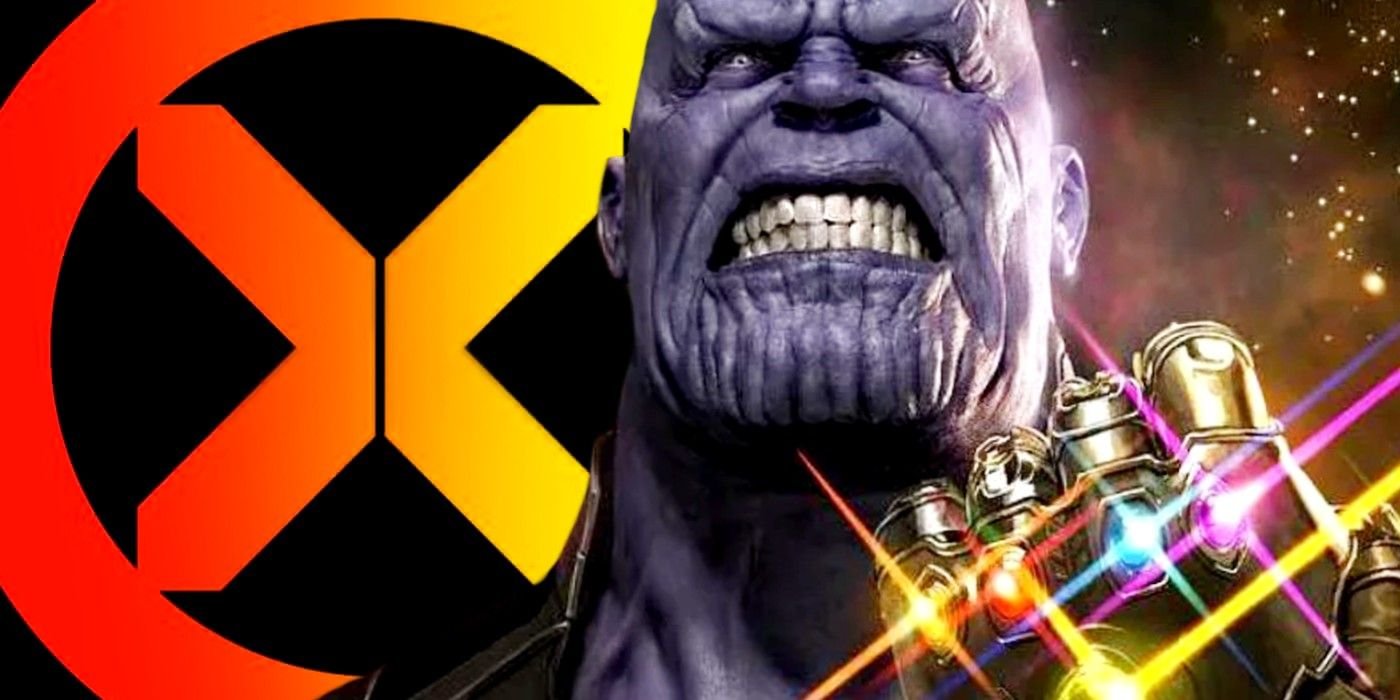 15 Most Powerful X-Men Characters Who AREN'T Omega-Level Mutants (At Least, Not Yet) 3 thanos alongside x-men logo