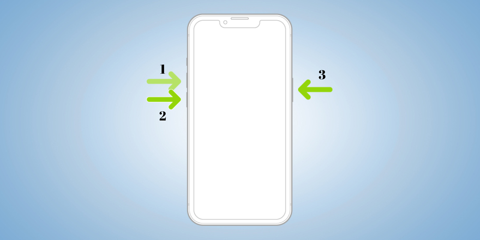 Force restart the iPhone 14