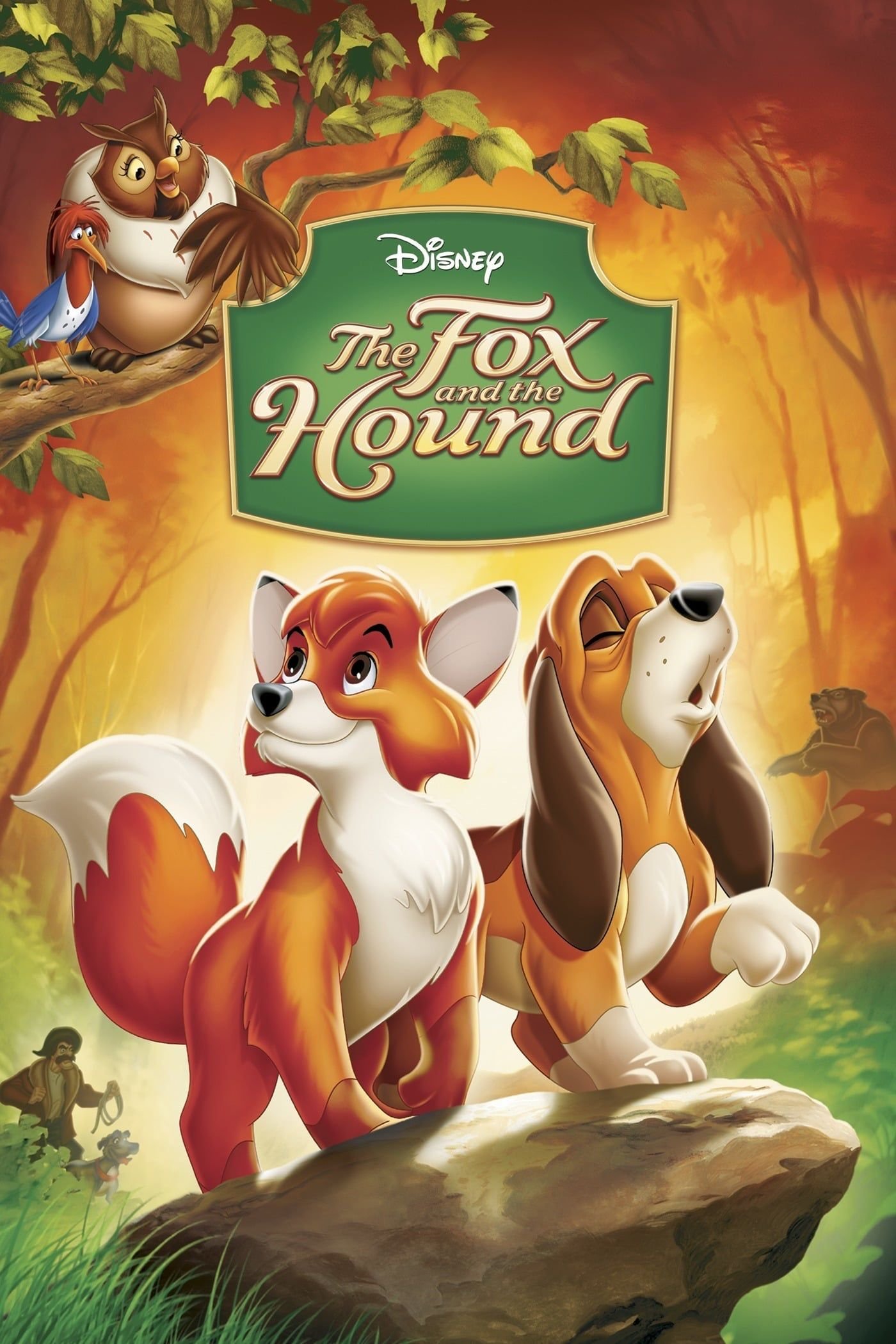 Official List Of Every Single Disney Villain, Ranked 2 The Fox and the Hound Movie Poster