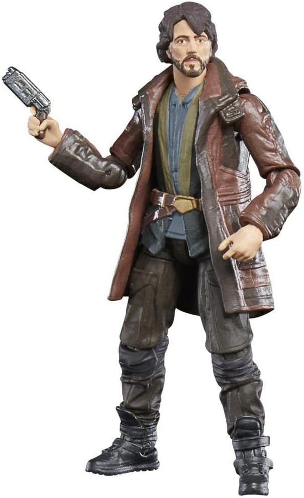 Today's Best Amazon Prime Day Star Wars Deals 1 The Vintage Collection Cassian Andor Toy posing with a blaster