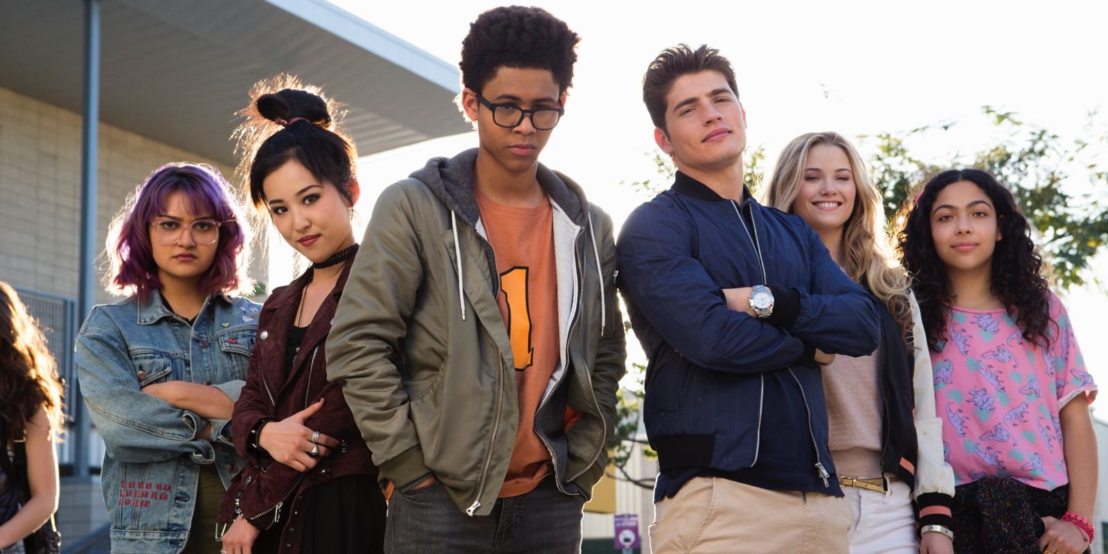 Ariela Barer, Lyrica Okano, Rhenzy Feliz, Gregg Sulkin, Virginia Gardner, Allegra Acosta Marvel's Runaways