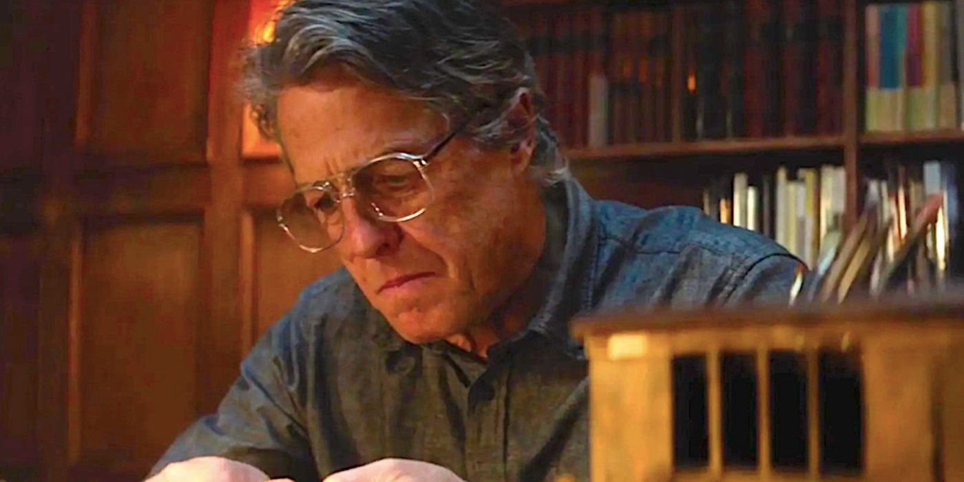 Why Sister Paxton Prays In The Final Moments Explained By Star 2 Hugh Grant's Mr Reed works on a miniature in his study from Heretic