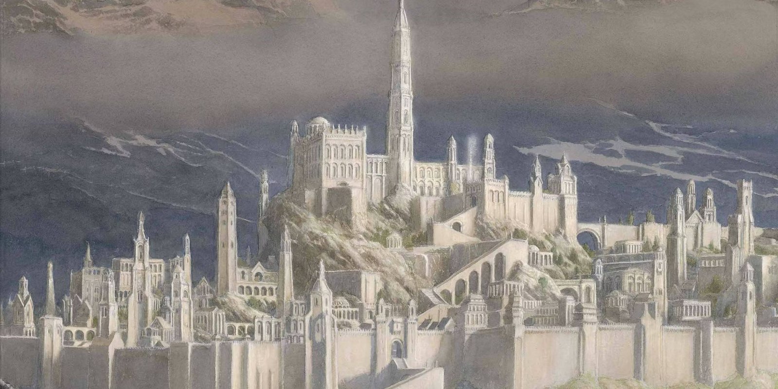 The Fall of Gondolin Tolkien book cover.