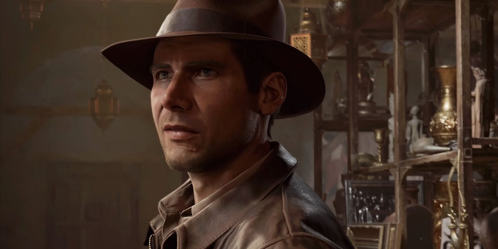 How To Solve The Fountain Of Confession Puzzle 3 Indiana Jones surrounded by artifacts in the Indiana Jones and the Great Circle game