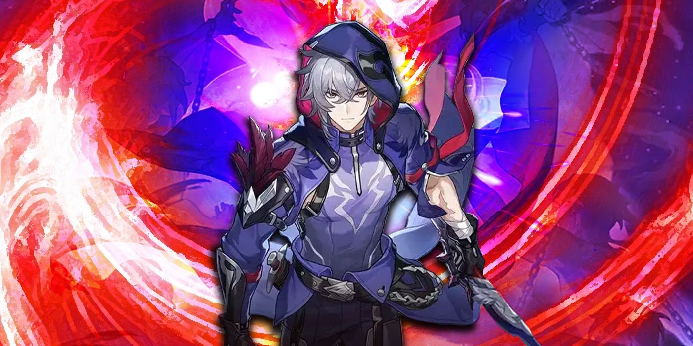 Honkai Star Rail's Moze walks forward with a dagger in his hand.