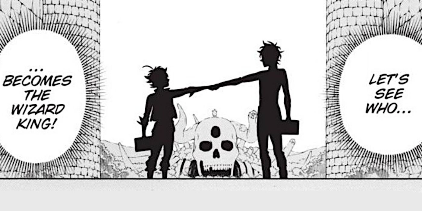 Asta becoming rivals with Yuno in Black Clover chapter 2