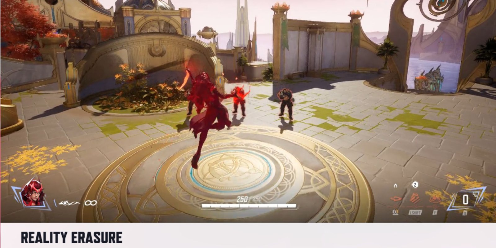 Scarlet Witch using her Reality Erasure ability in Marvel Rivals