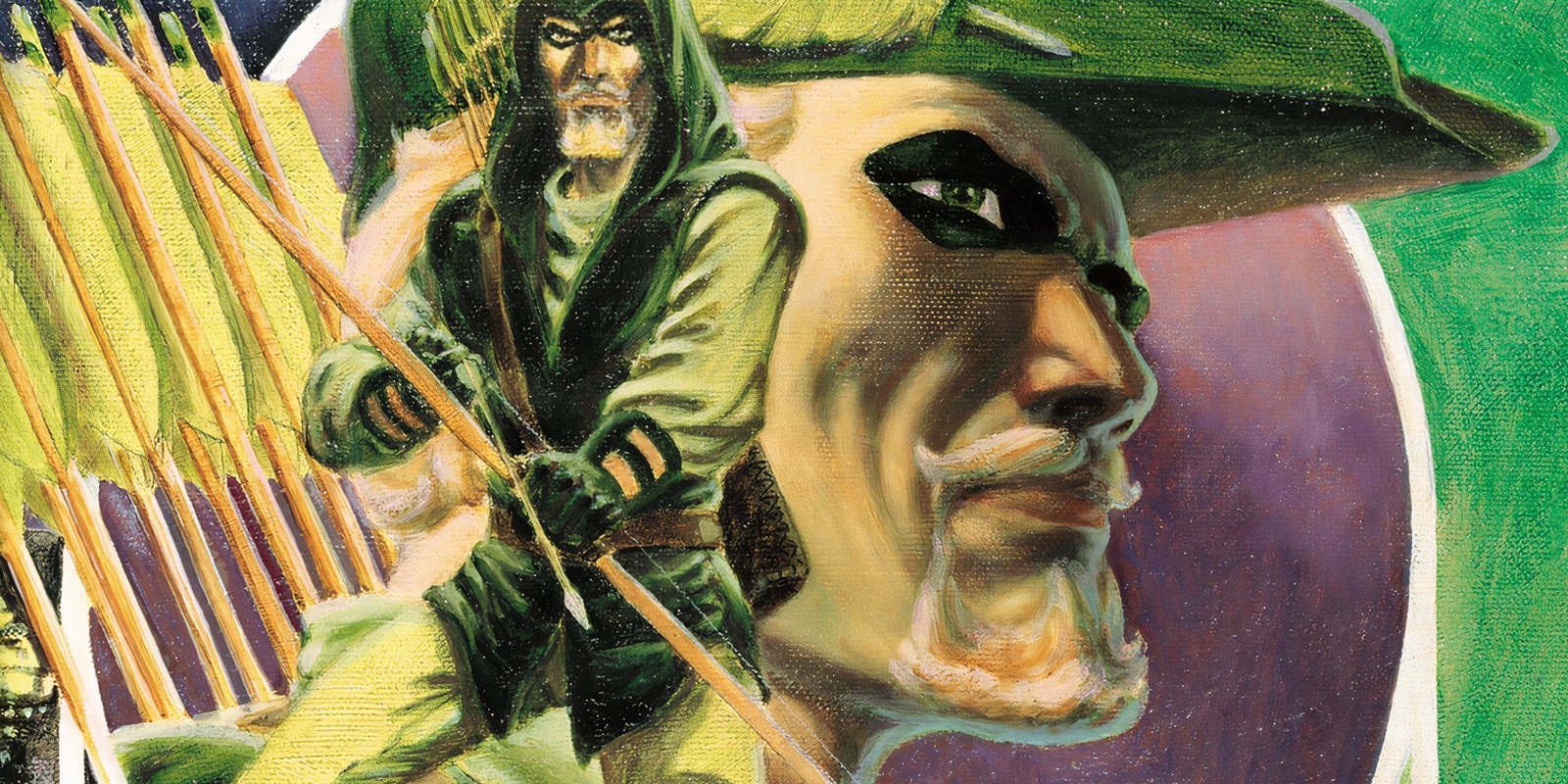 Green Arrow Modern and Classic Costumes DC