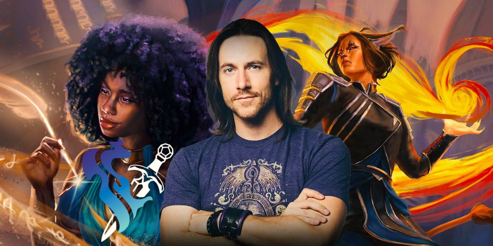 Matt Mercer and art from Daggerheart,