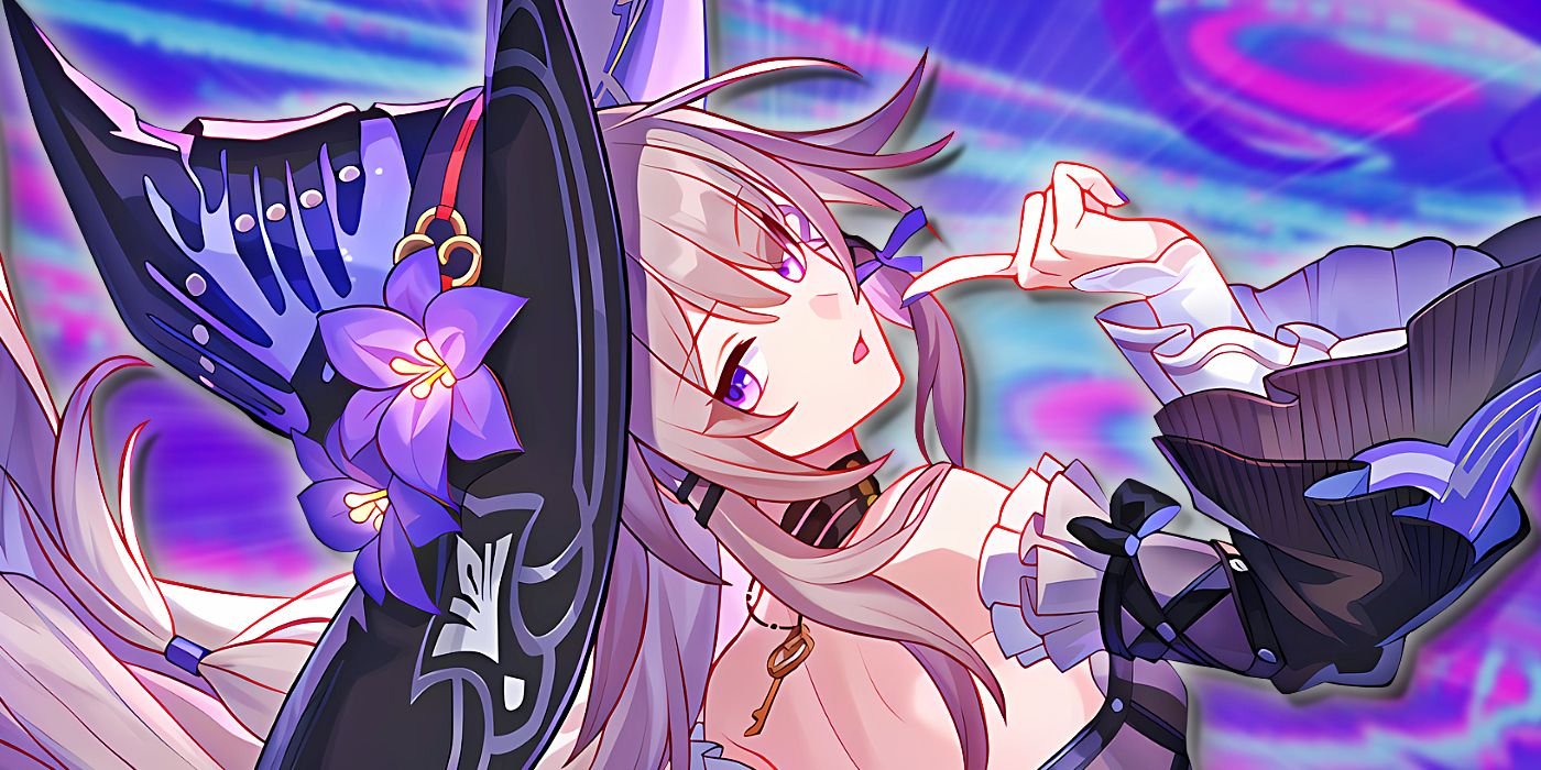 Honkai Star Rail's The Herta hushes the viewer.