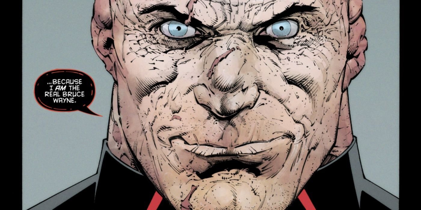 Comic book panel: Old Bruce Wayne is evil