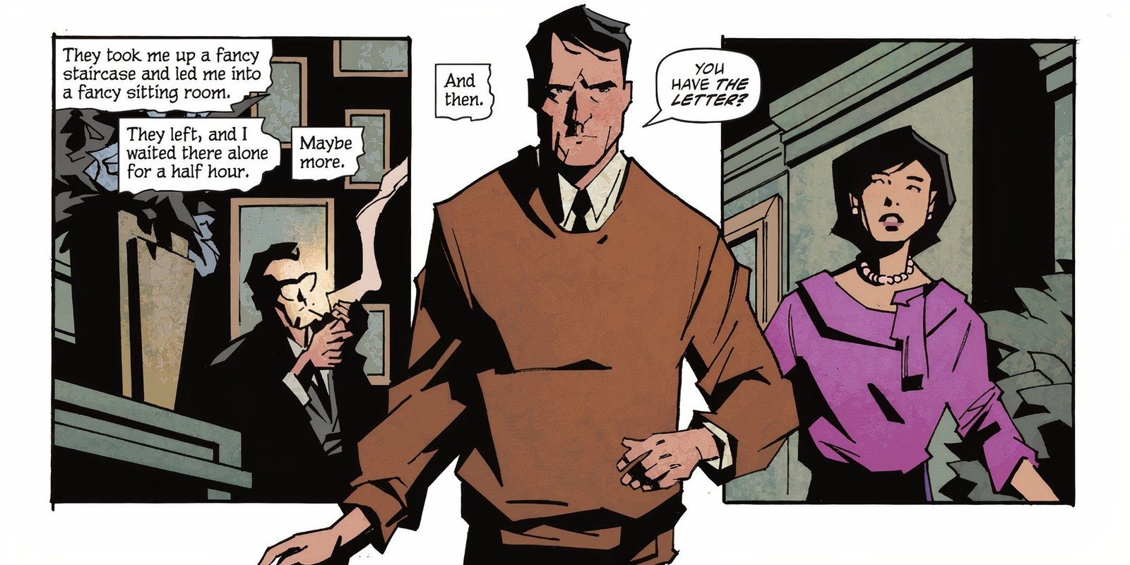 Richard and Constance Wayne Panicking DC