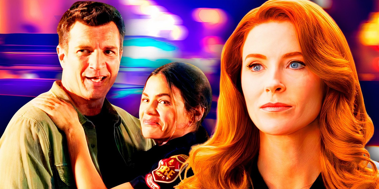 Actor & Character Exit Explained 2 John Nolan, Bailey Nune, and Monica Stevens in The Rookie.