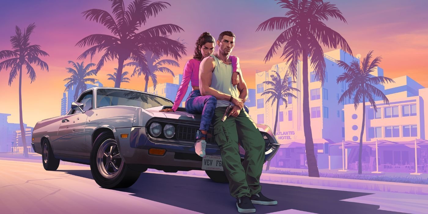 It's Our Fault GTA 6 Hasn't Gotten Any Updates, Thinks Former Rockstar Dev 2 Lucia and her unnamed partner in crime in Grand Theft Auto 6's promo art.