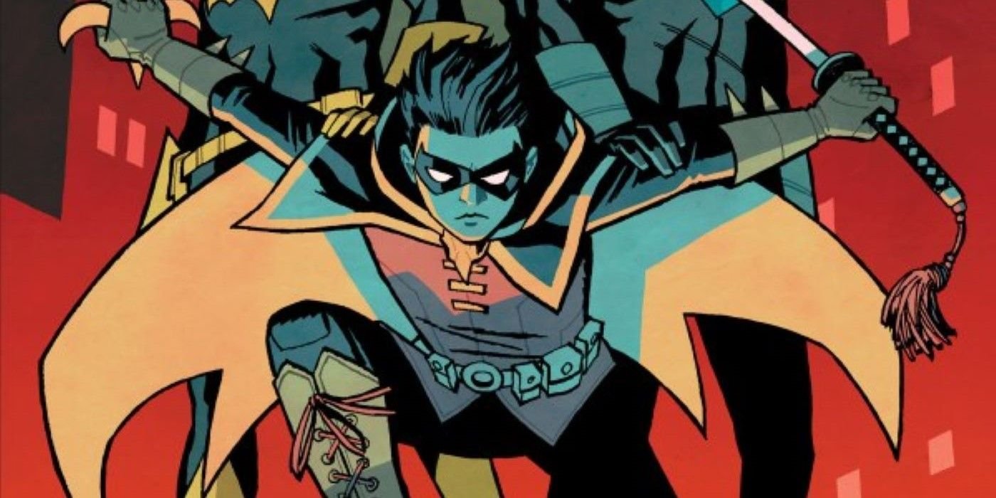 The Boy Wonder #1 Feature Image focused on Robin, Batgirl and Nightwing Background