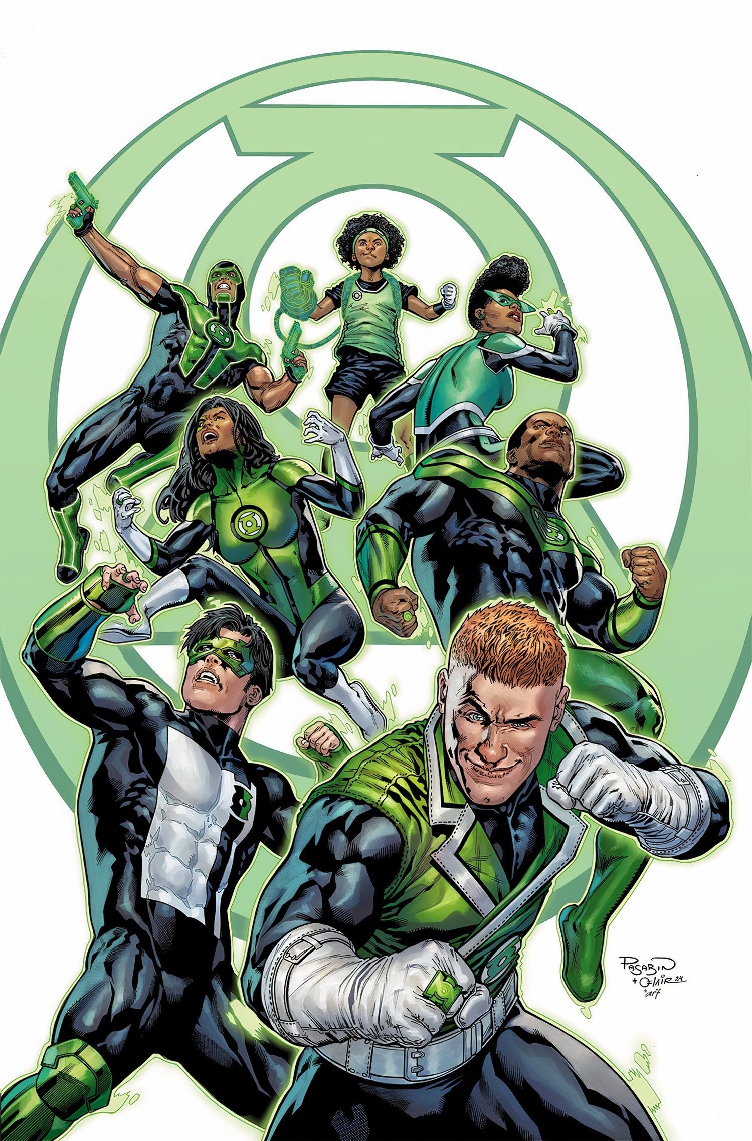 Green Lantern Corps Cover Pasarin and Albert