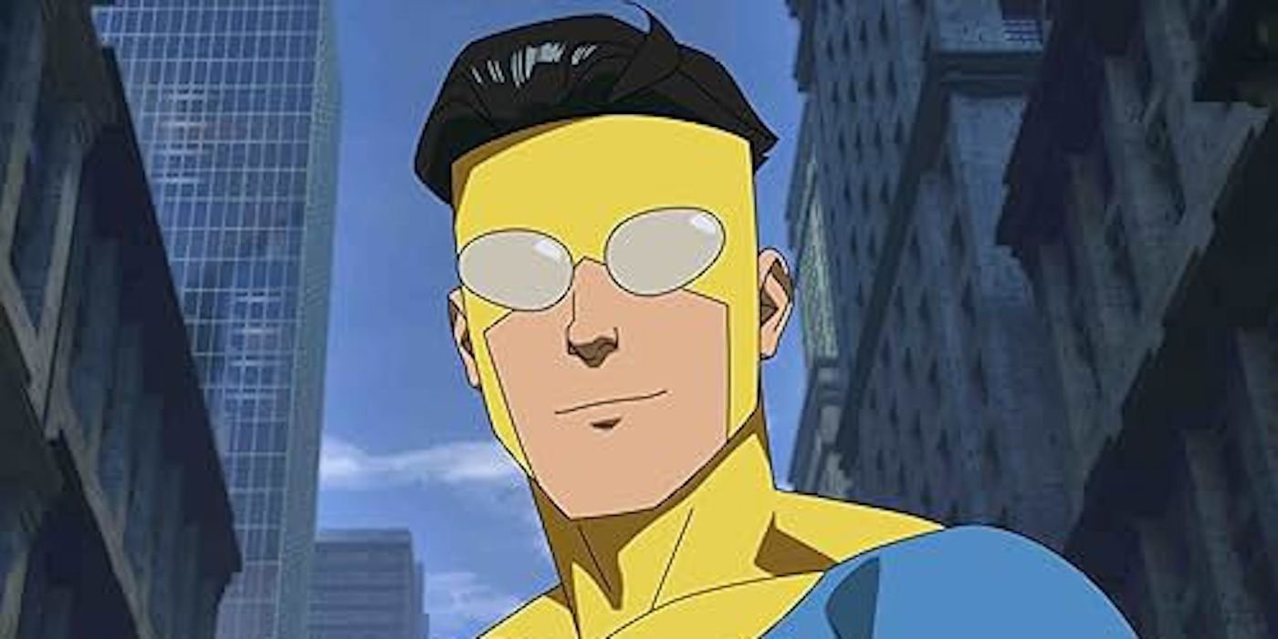 Title character in Invincible smiling