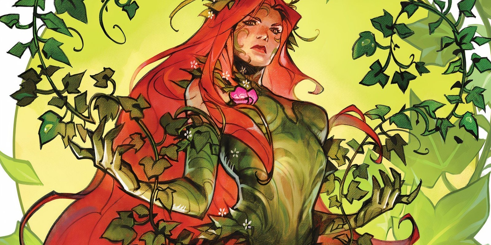 Poison Ivy Surrounded by Vines DC