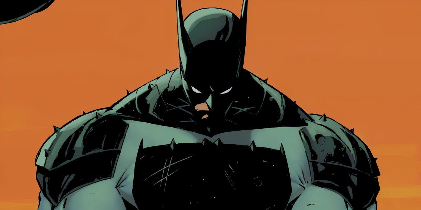 Comic book art: Absolute Batman main cover with the Absolute Universe's Batman standing front and center.