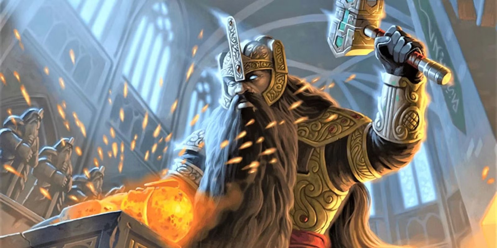 D&D Players Need To Give Other TTRPGs A Chance, Trust Me 5 A powerful Forge Cleric in Dungeons and Dragons
