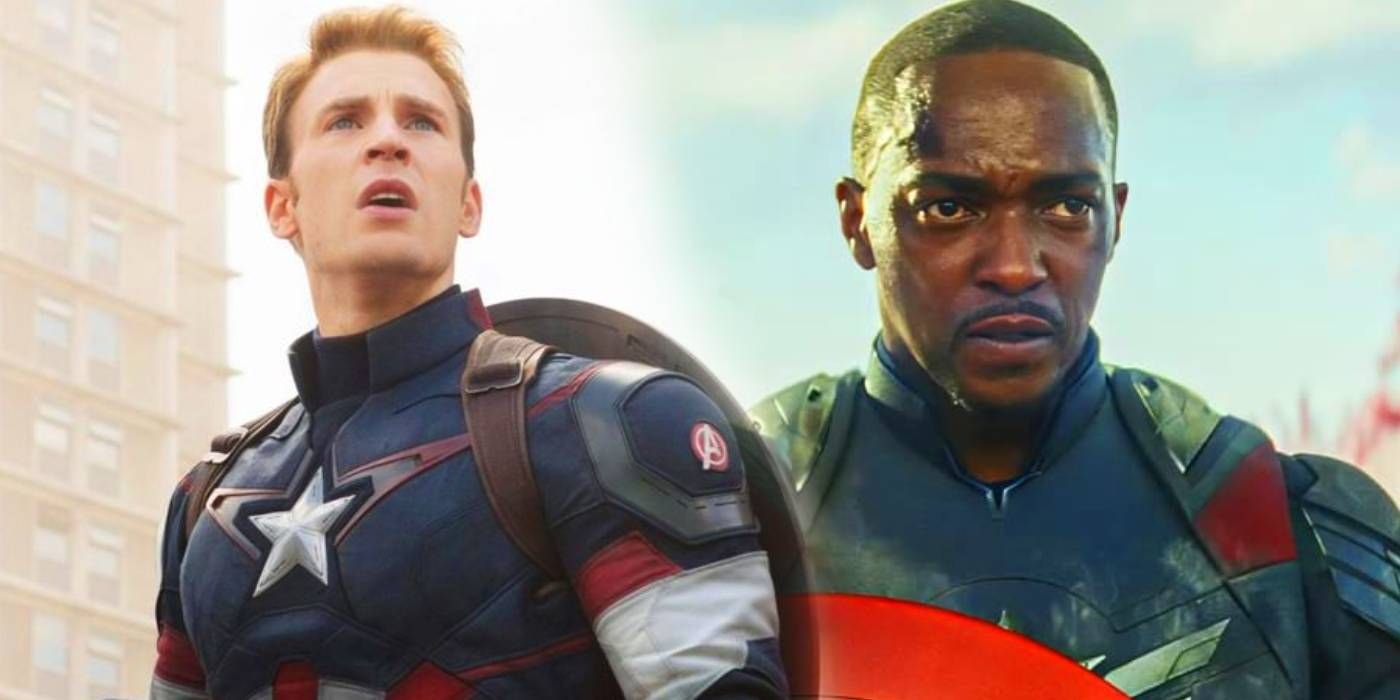 Steve Rogers Sam Wilson Captain America custom image MCU