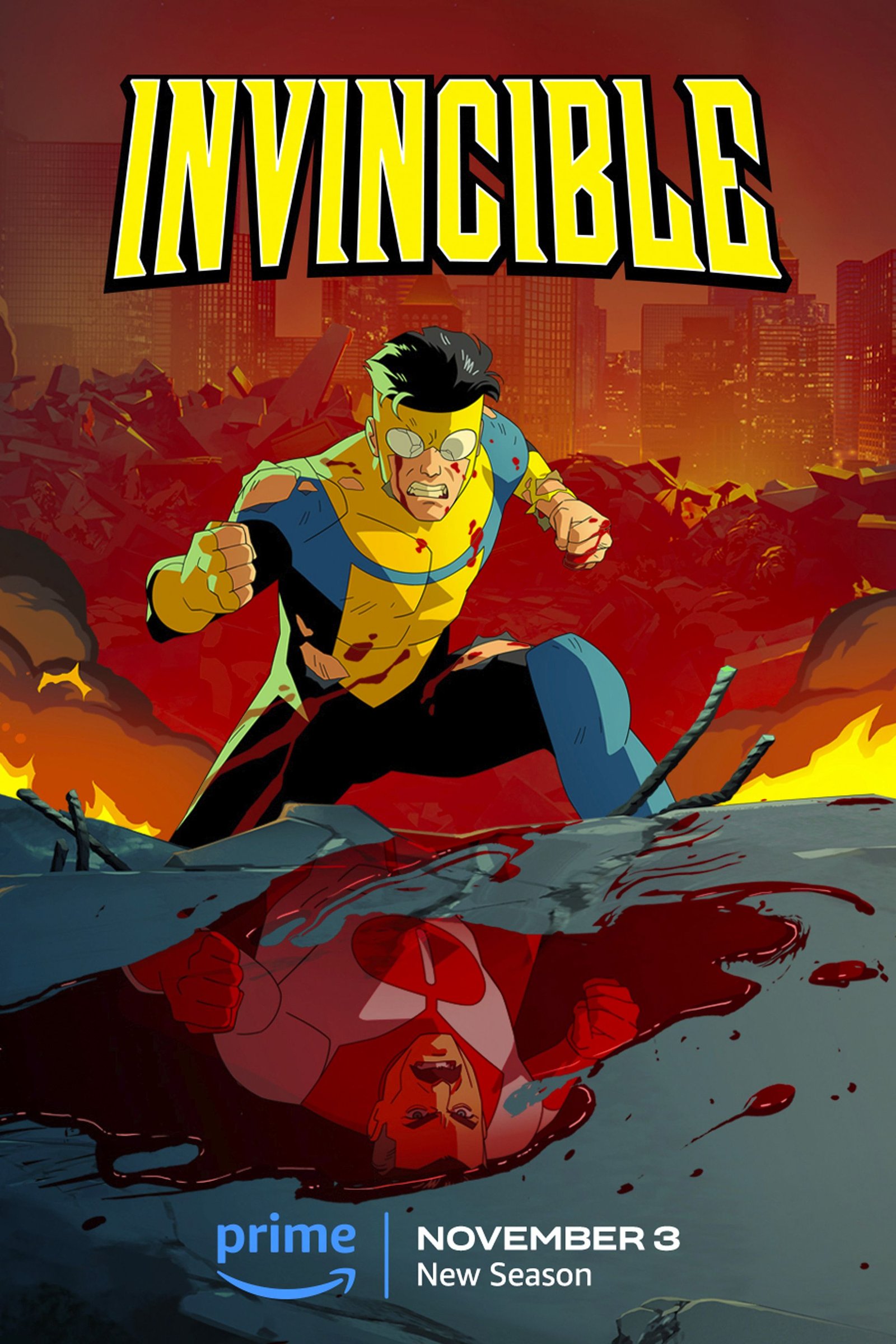 10 Greatest Animated Superhero Shows That Aren't Marvel Or DC 21 Invincible Season 3 Poster