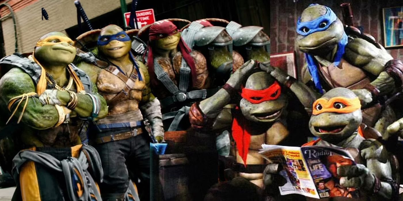 10 Greatest Animated Superhero Shows That Aren't Marvel Or DC 20 Teenage Mutant Ninja Turtles montage.