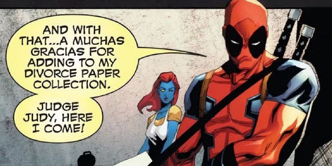 deadpool divorces mystique
