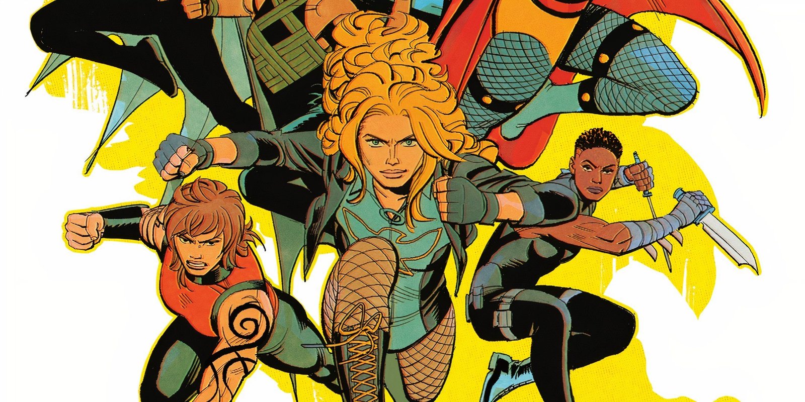 The Birds of Prey Leaping into Action DC