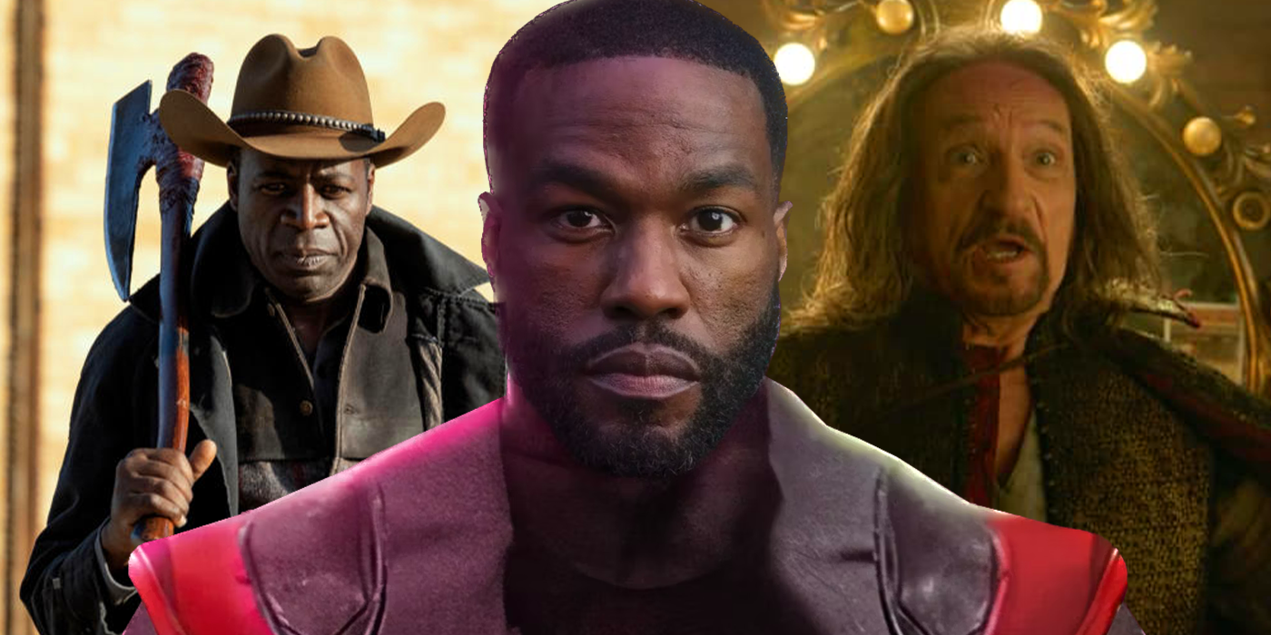 James Gunn Once Tried To Pull Off An Iron Man Joke Too Good For An Upcoming MCU Release To Ignore 3 yahya abdul mateen ii demetrius grosse and ben kingsley in wonder man mcu