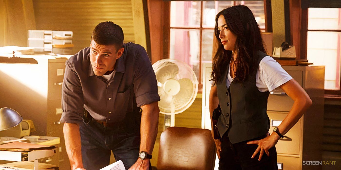 Austin Stowell as Leroy Jethro Gibbs and Mariel Molino as Cecilia “Lala” Dominguez in NCIS: Origins