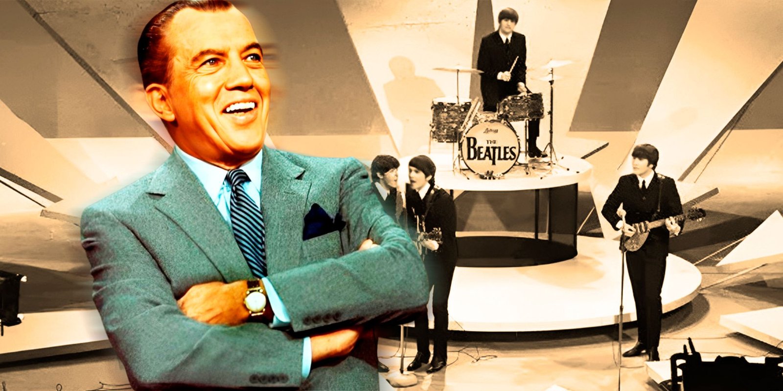 Ed Sullivan & The Beatles in The Ed Sullivan show