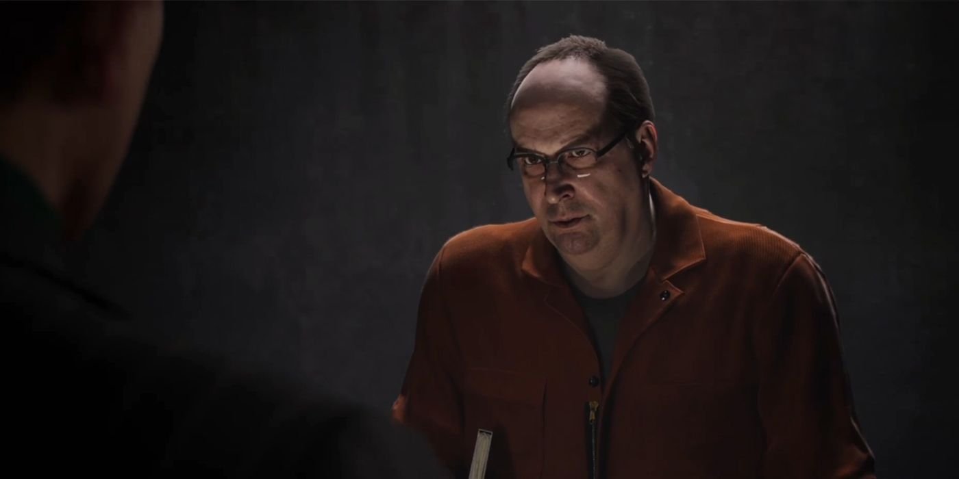 Otto Octavius in his cell in the RAFT in Spider-Man 2