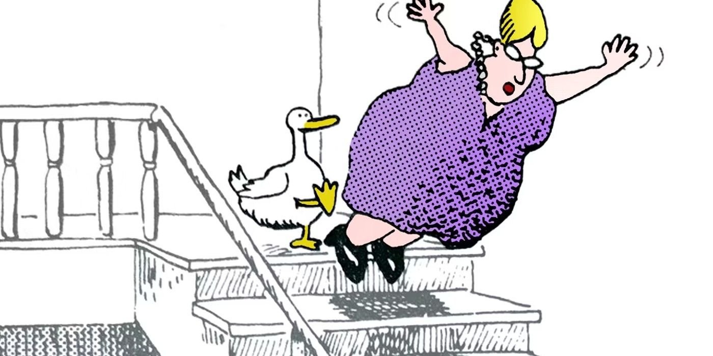 Way Before Memes, These 10 Far Side Comics Had the Internet Laughing 4 the far side duck kick comic