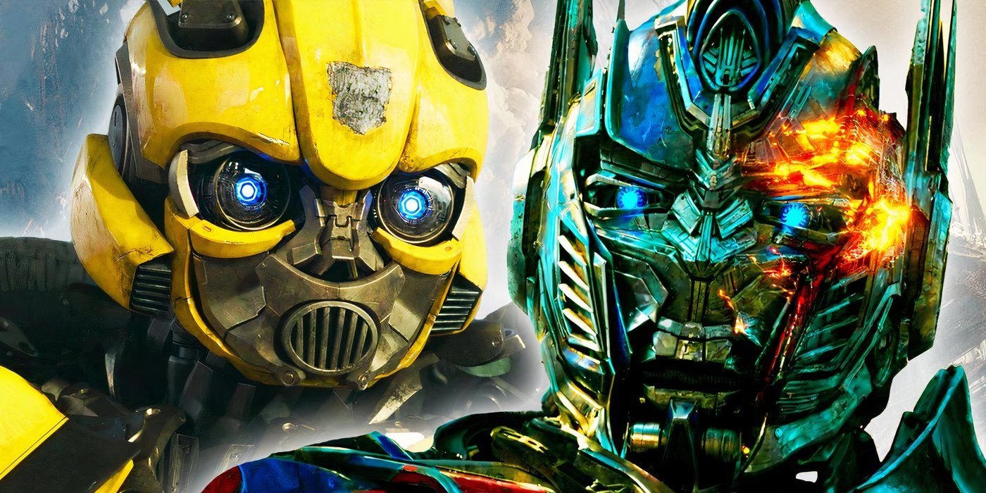 These 10 Major Movie & TV Franchises Wiped Out Entire Chunks Of Canon & I Still Can't Fully Forgive Them 15 An edited image of Bumblebee and Optimus Prime in the Transformers franchise.